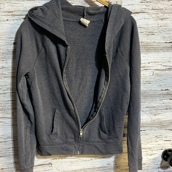 PINK Victorias Secret gray zip up hoodie size XS - Picture 4 of 7